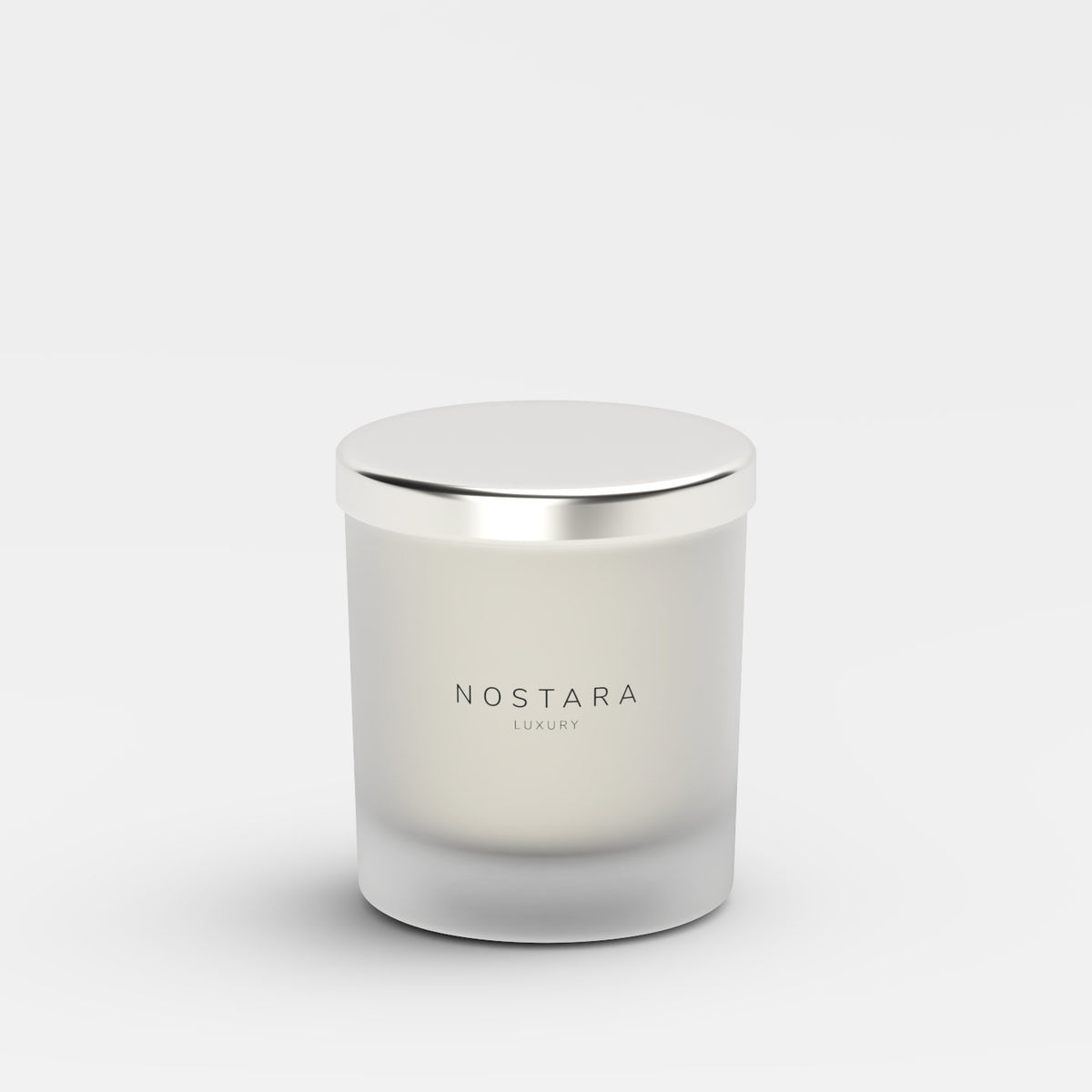 Nostara Frosted Fir Scented Candle with Lid Image