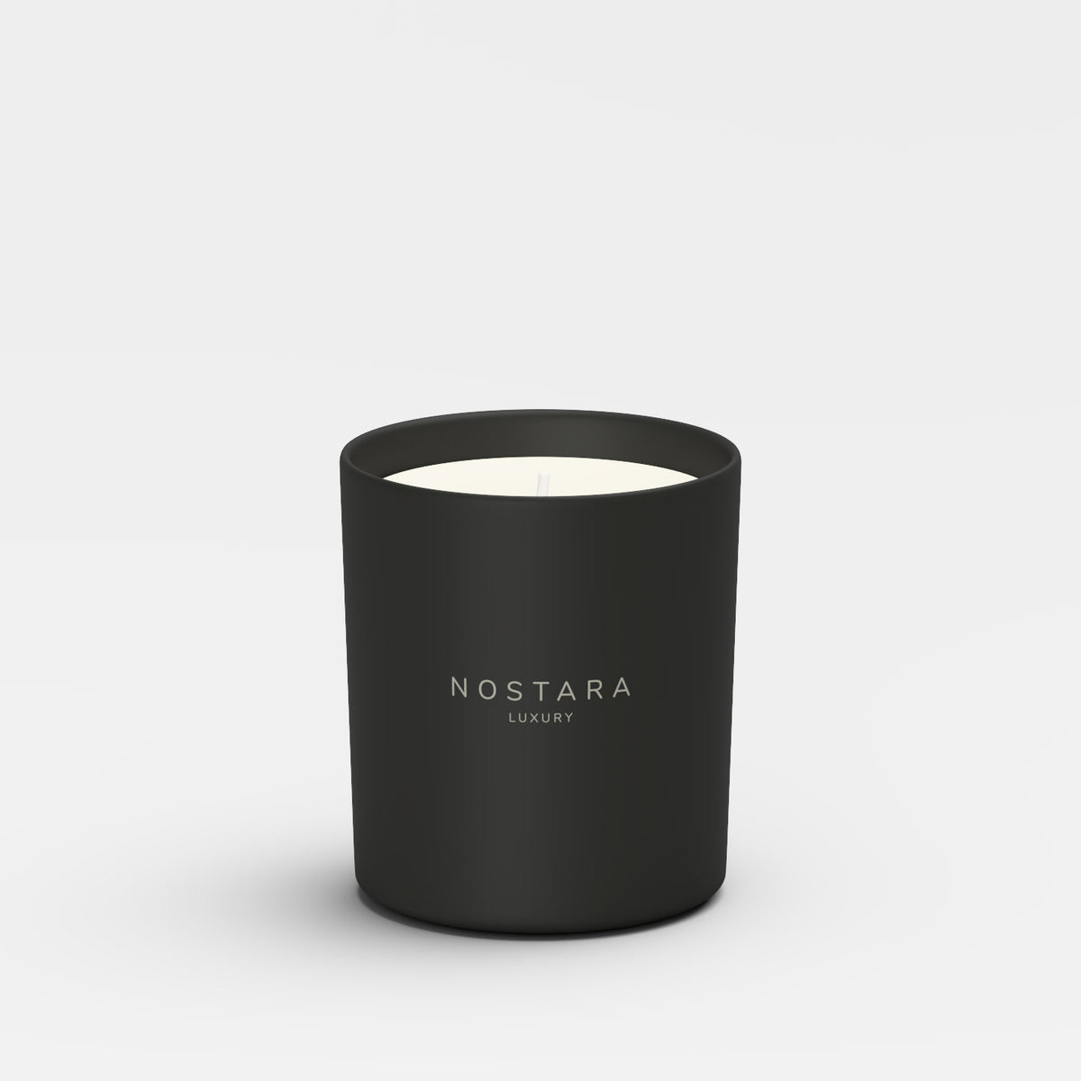 Nostara Leather &amp; Vetiver Scented Candle Image